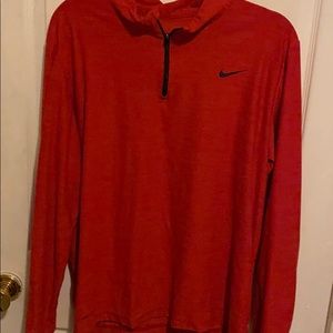 Nike dri-fit Long sleeve with quarter zip